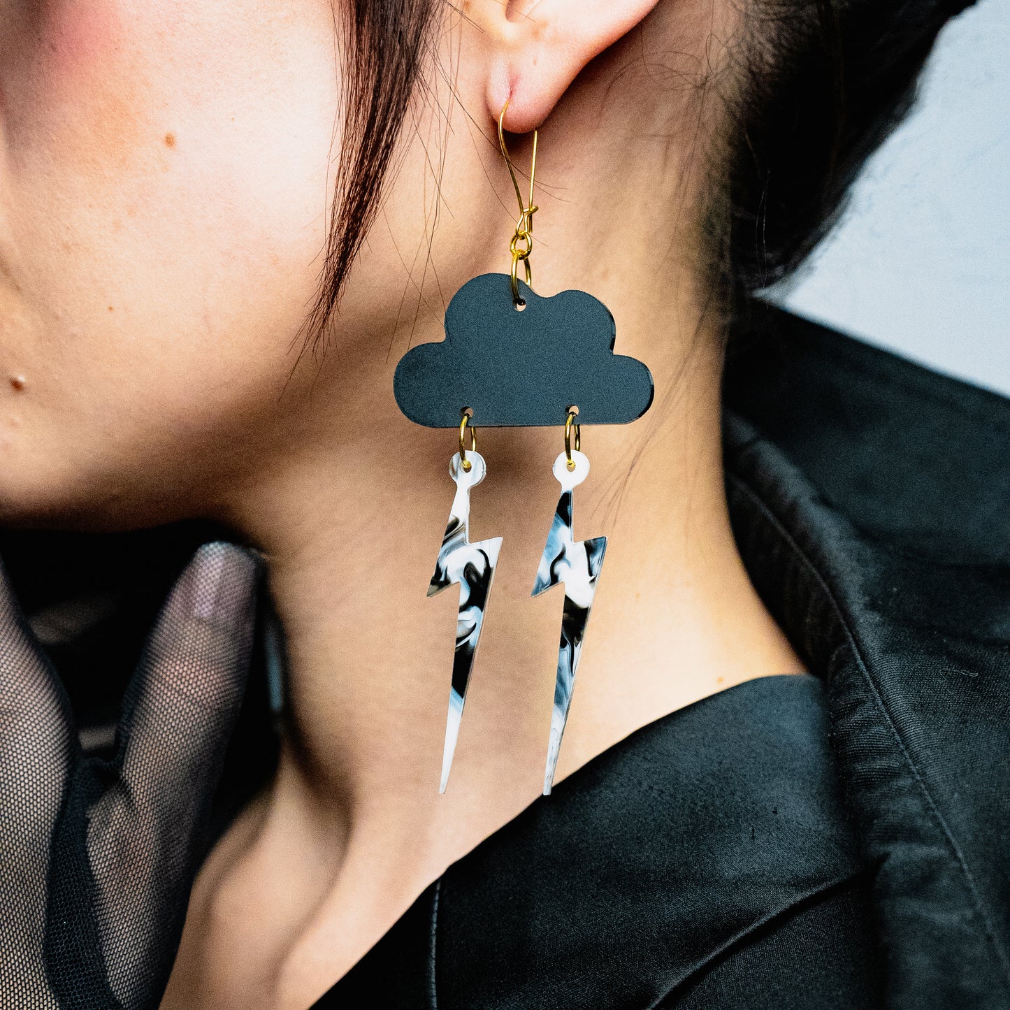 Storm Clouds // Marble + Matte Black