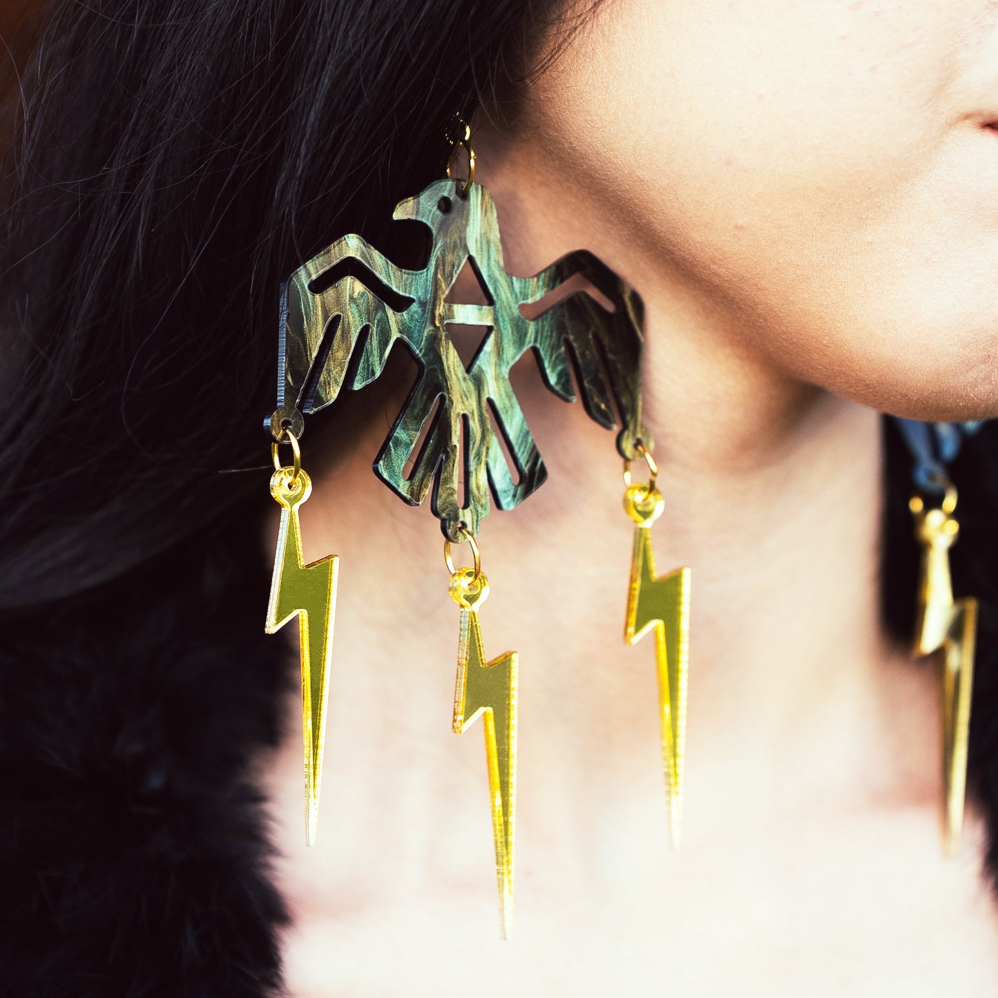 Thunderbirds // Green, Golden Brown + Gold