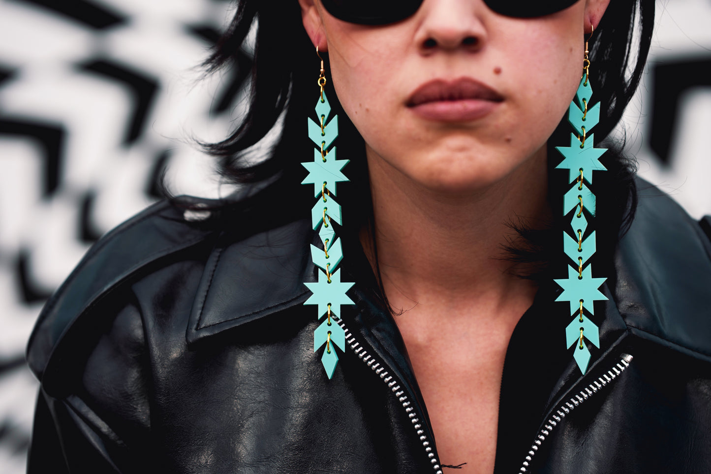 Star Blanket Drips // Tiffany Blue