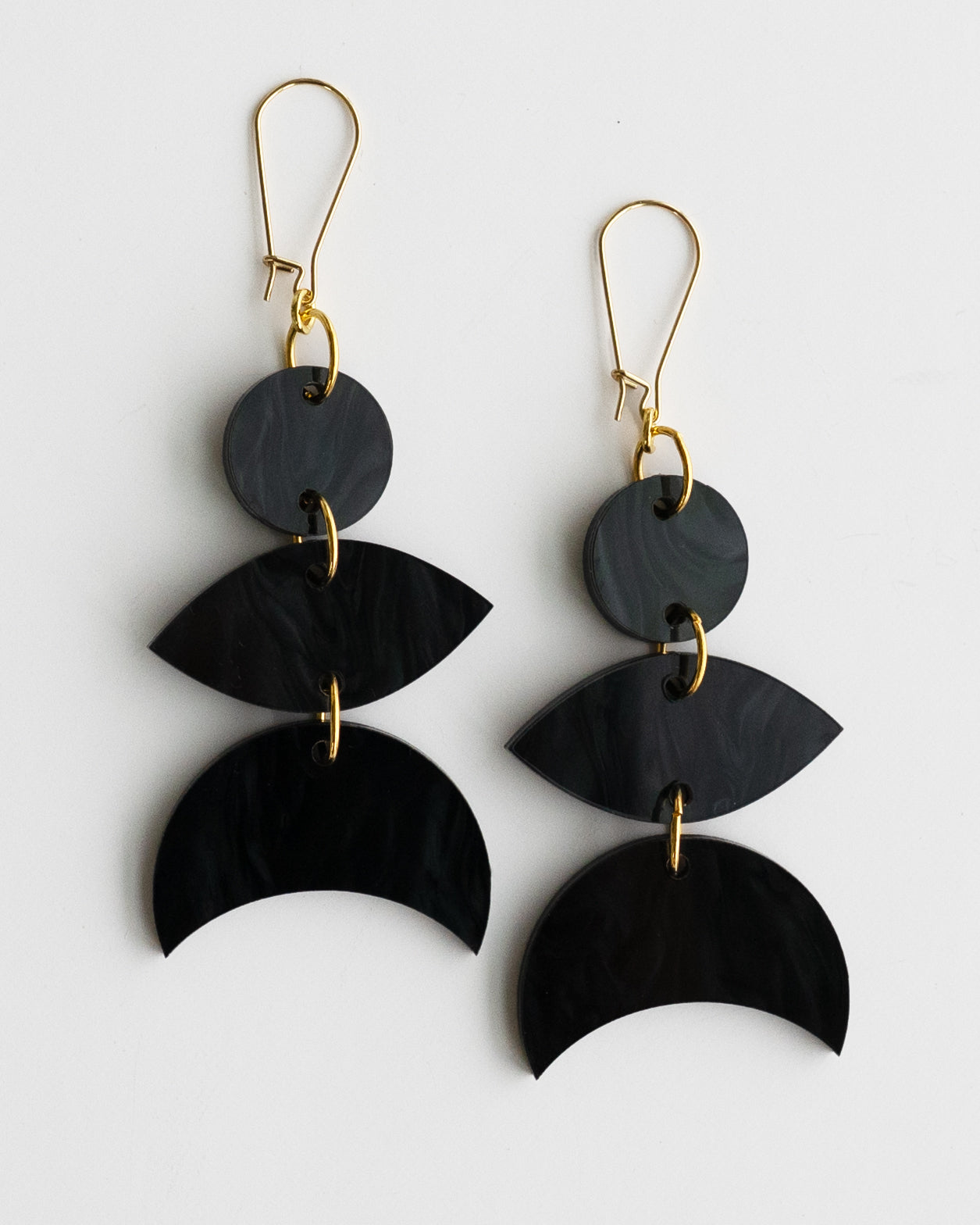 Mini Moons // Onyx Swirl