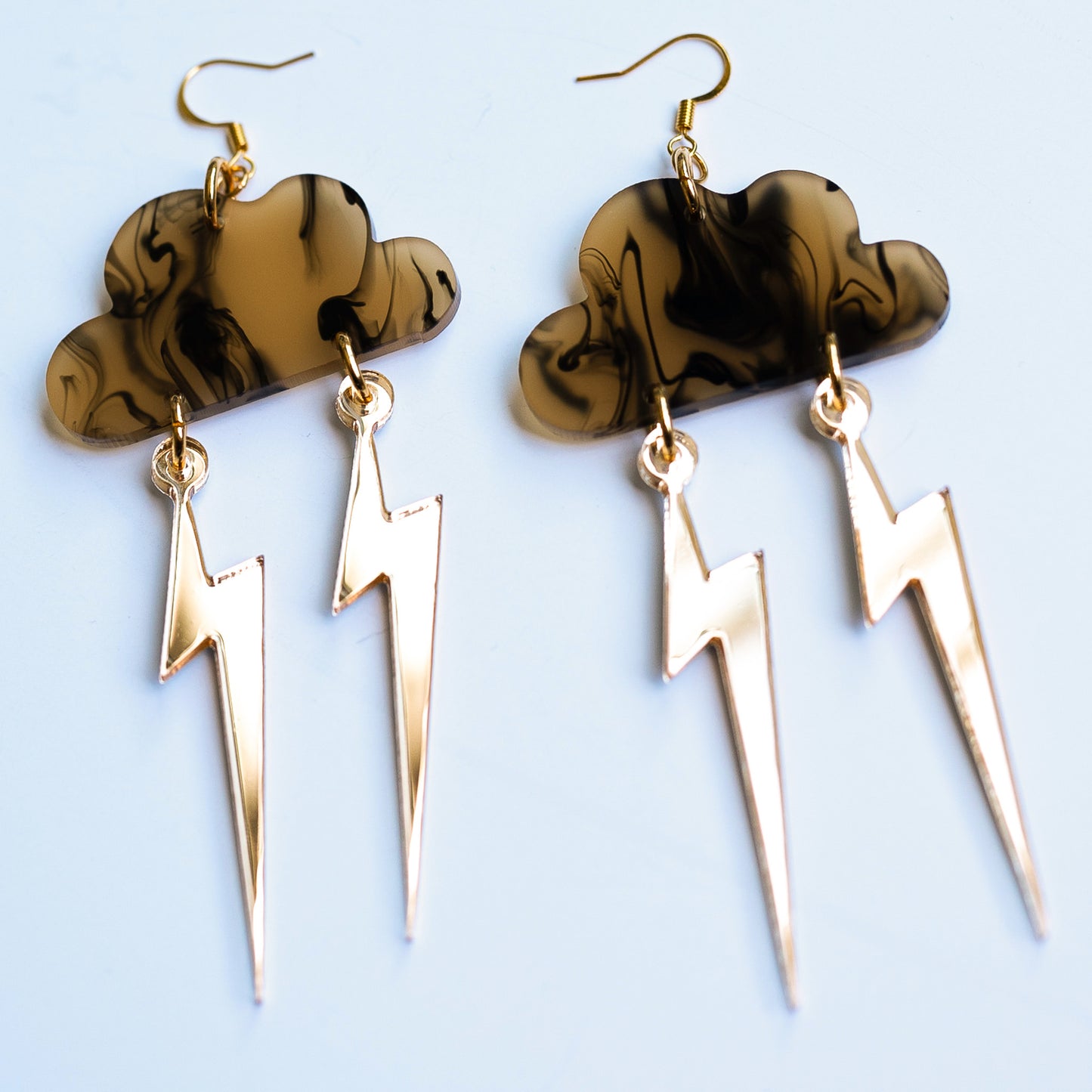 Storm Cloud // Brown Ink and Gold Mirror - SACRD THNDR