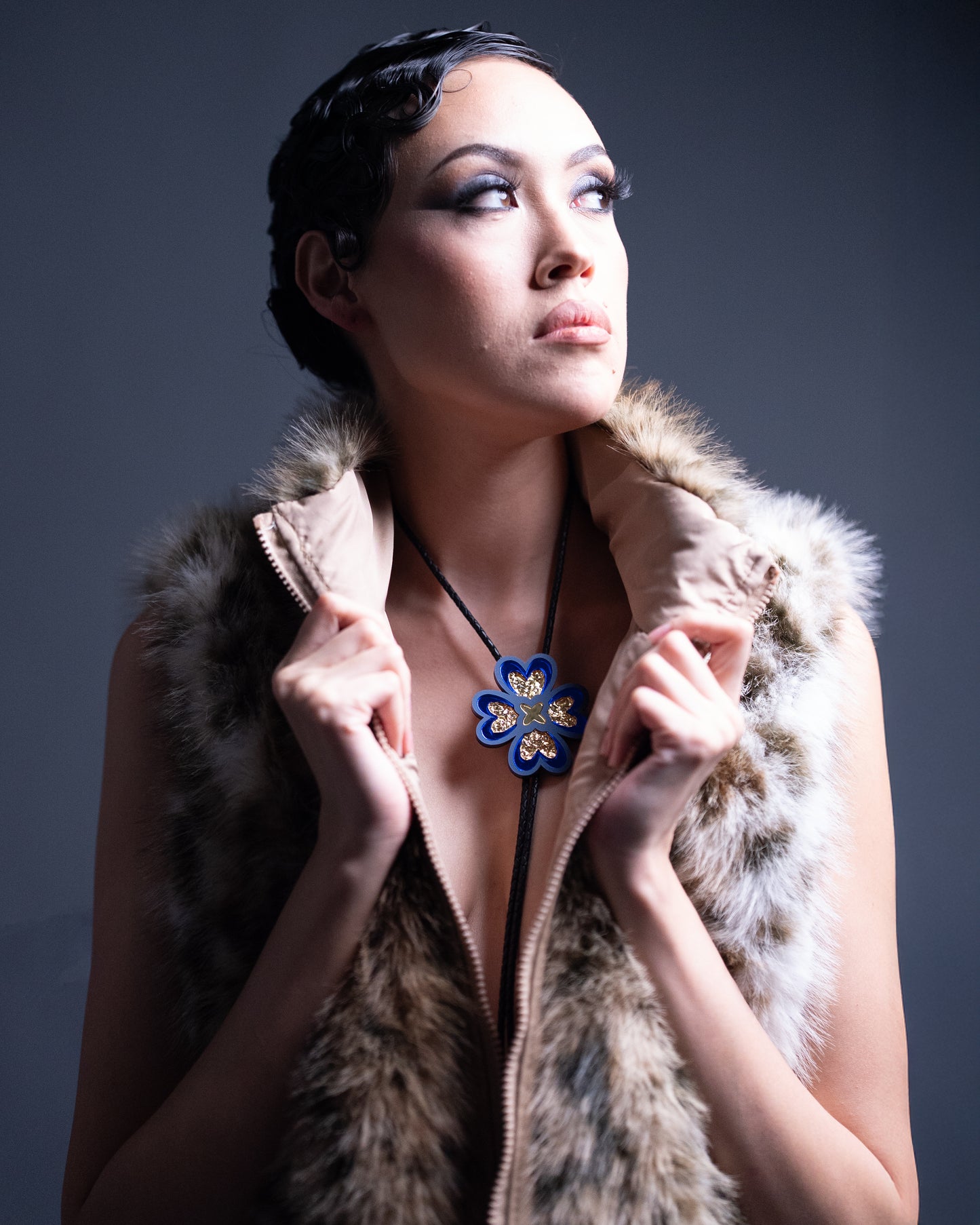 Heart of the Prairies Bolo Tie | Electric Royal Blue