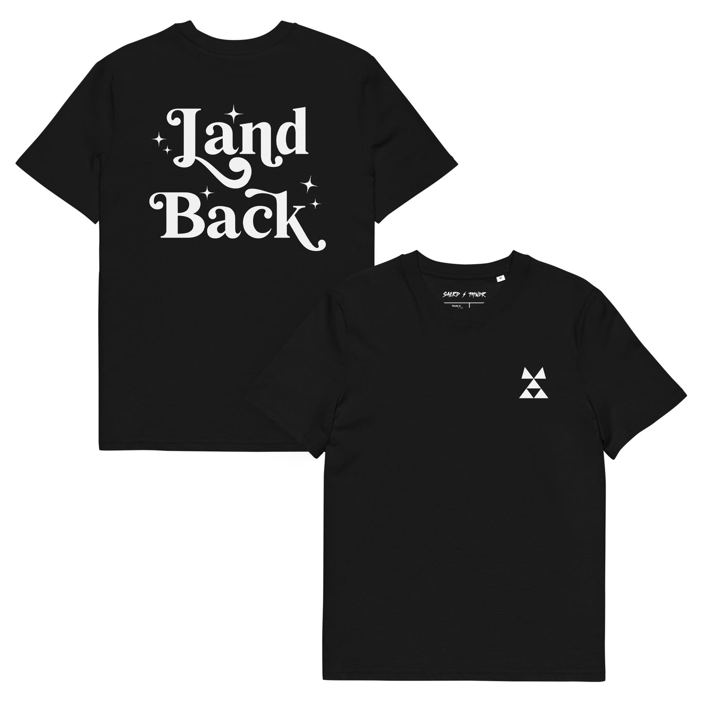 Land Back // Black Premium Tee