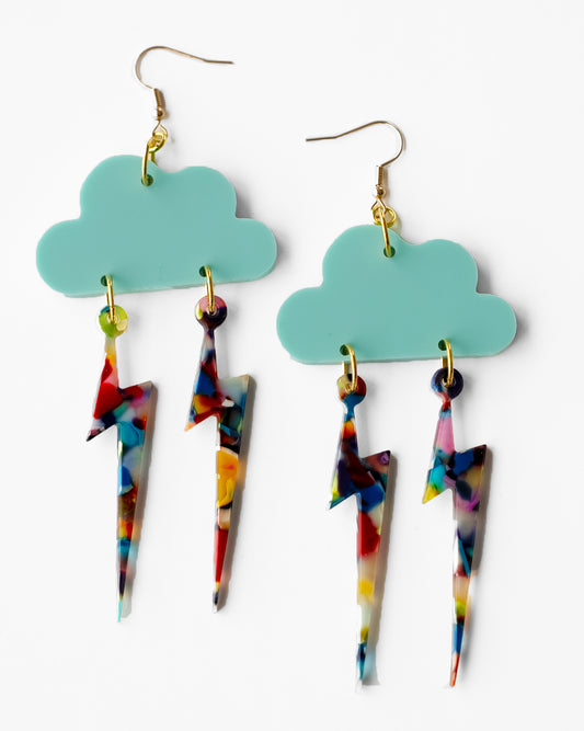 Storm Clouds | Tiffany Blue + Kaleidoscope