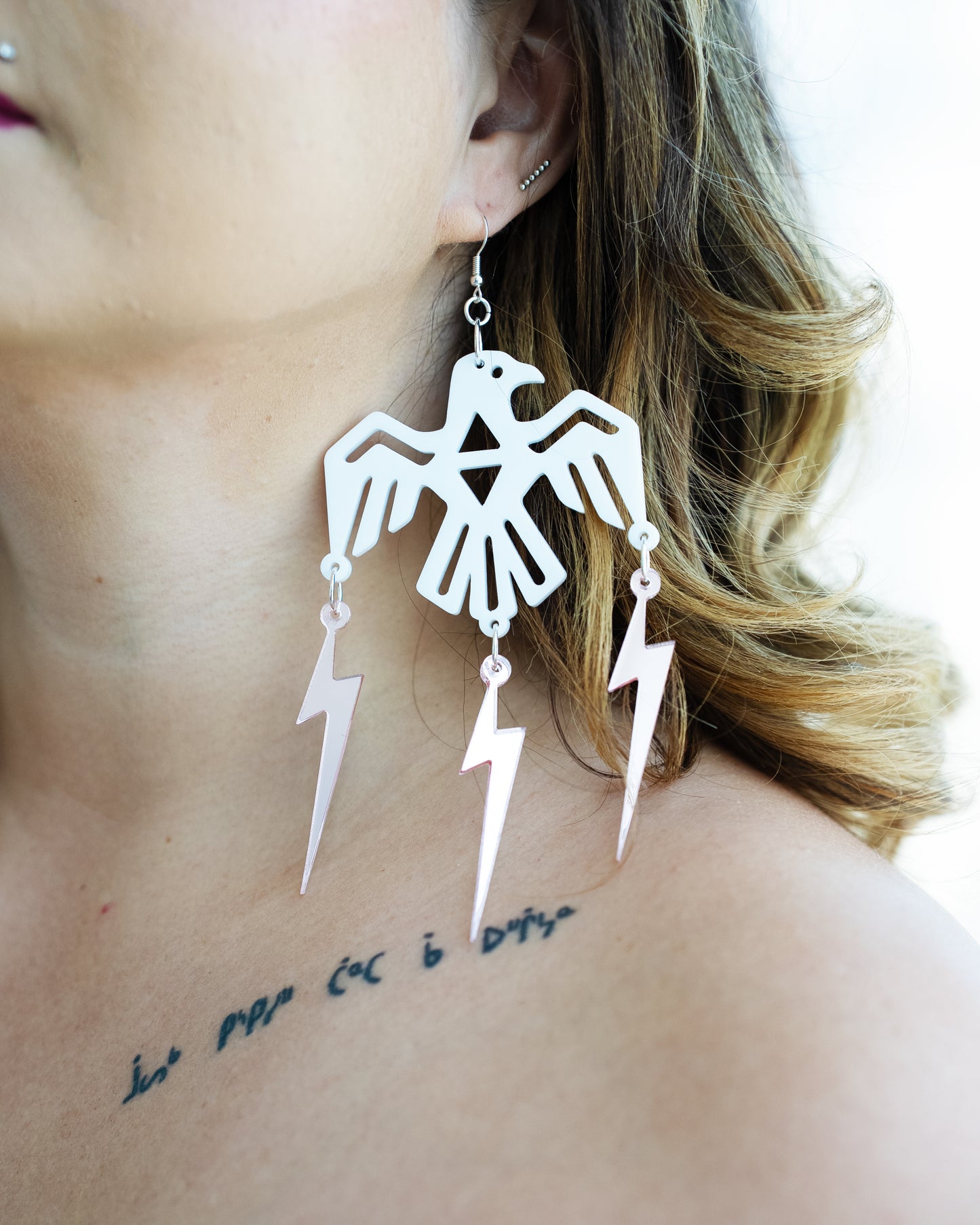 Thunderbirds // White + Rose Gold