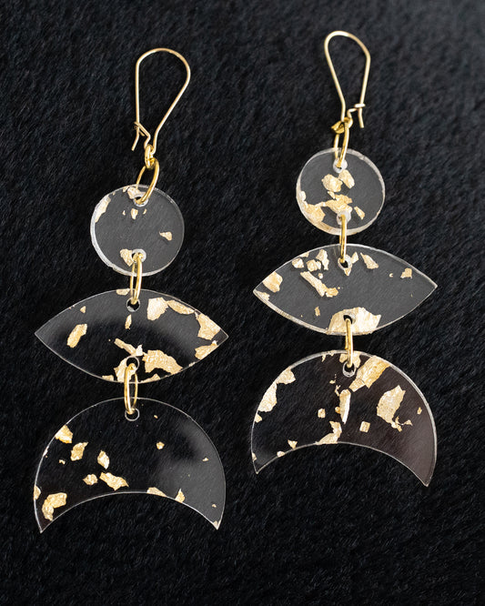 Mini Moons // Gold Flecks