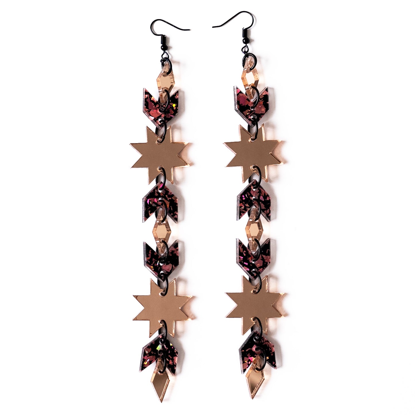 Star Blanket Drips // Rose Gold Mirror and Rose Gold Sparkle - SACRD THNDR