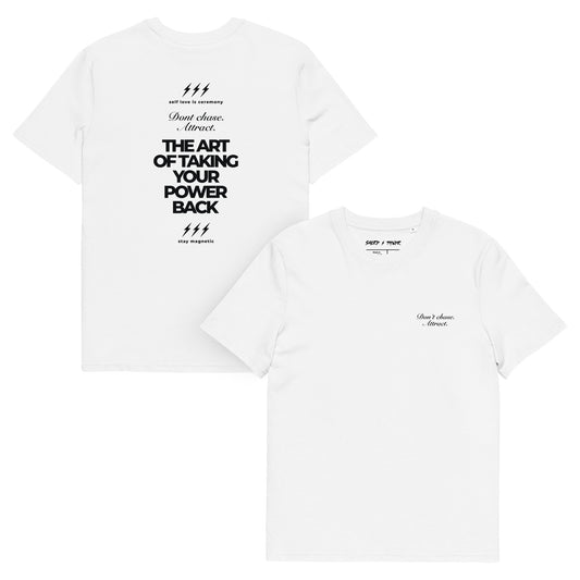 The Art of Taking Your Power Back // White Premium Tee