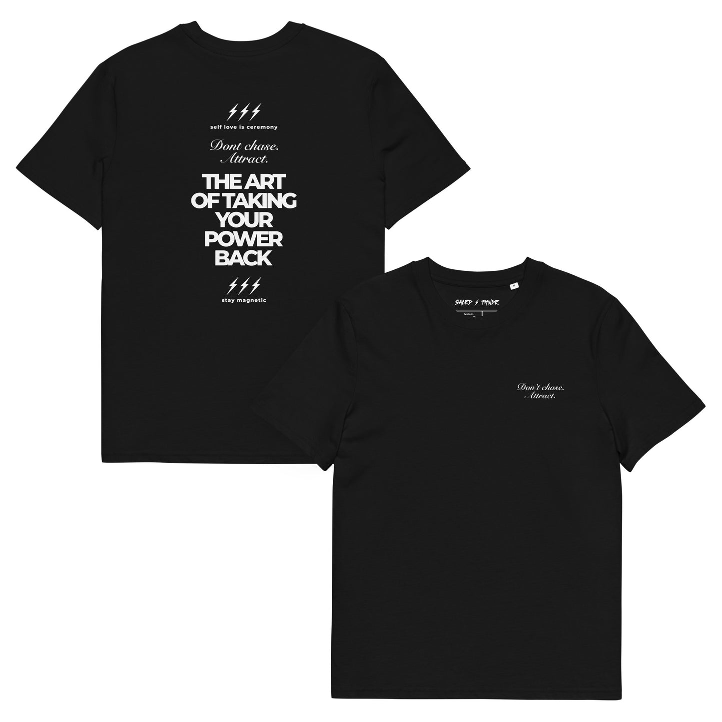 The Art of Taking Your Power Back // Black Premium Tee