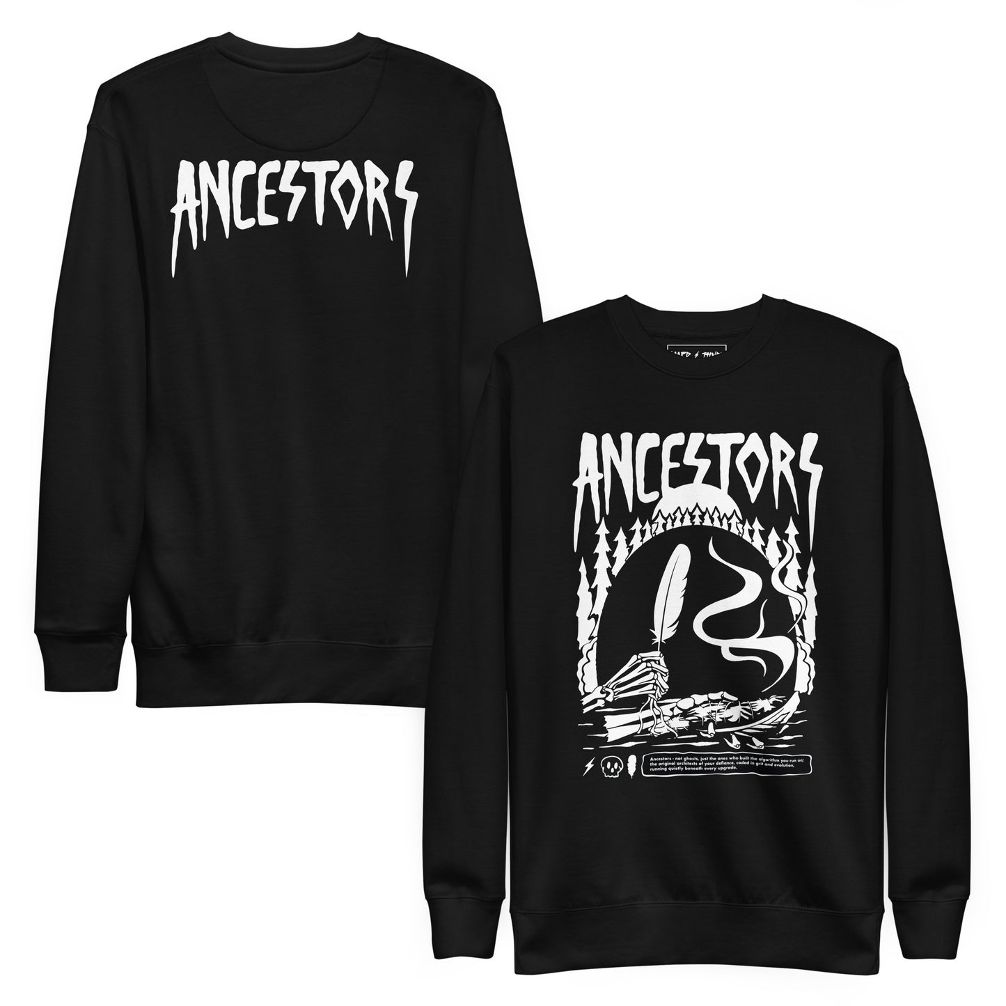 Ancestors // Black Premium Sweatshirt