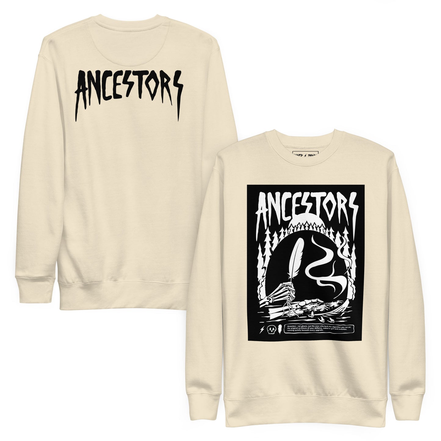Ancestors // Adobe + Light Pink + Bone + Sky Blue Premium Sweatshirts