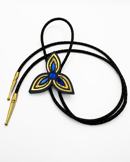 Nisto Petal Bloom Bolo Tie | Electric Royal Blue