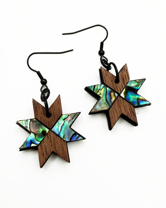 Star Blanket Petites | Walnut + Abalone