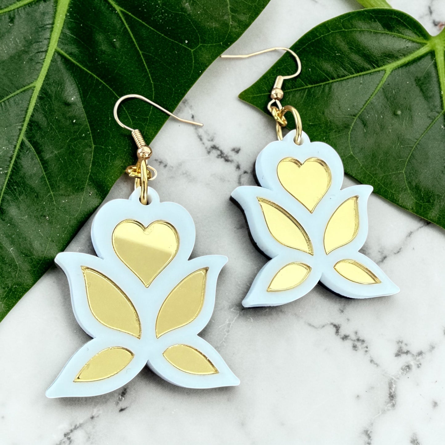Mini Good Medicine Blooms | White + Gold
