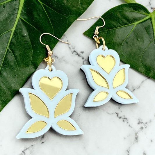 Mini Good Medicine Blooms | White + Gold