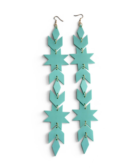 Runway Star Blanket Drips | Tiffany Blue