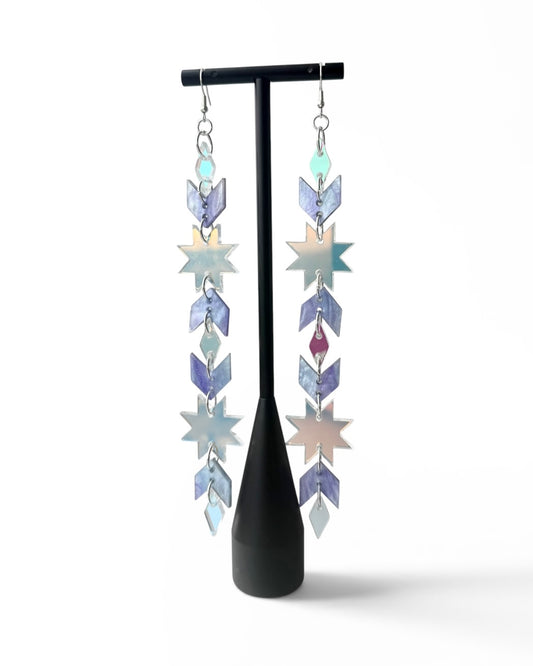 Star Blanket Drips | Iridescent + Purple Mermaid (Spirit Bead Collection)