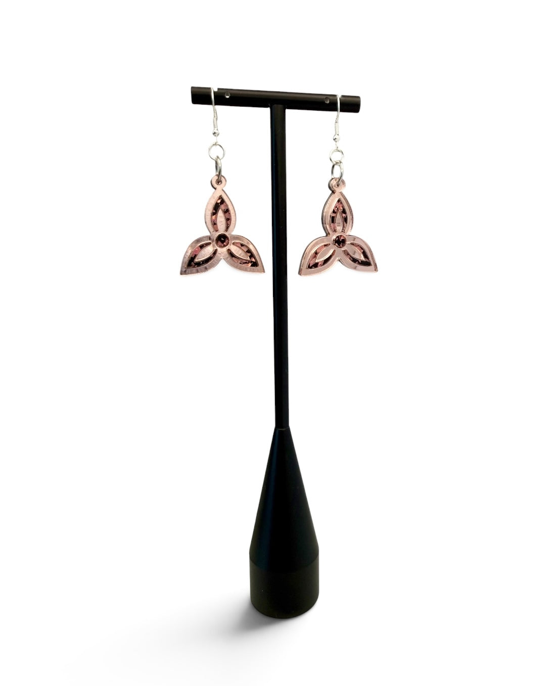 Mini Nisto Petal Blooms | Rose Gold Mirror + Rose Gold Black Sparkle