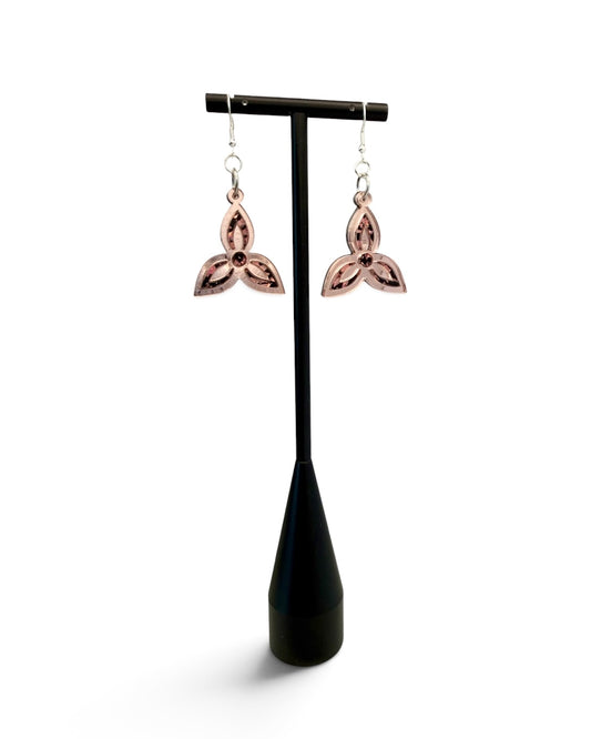 Mini Nisto Petal Blooms | Rose Gold Mirror + Rose Gold Black Sparkle